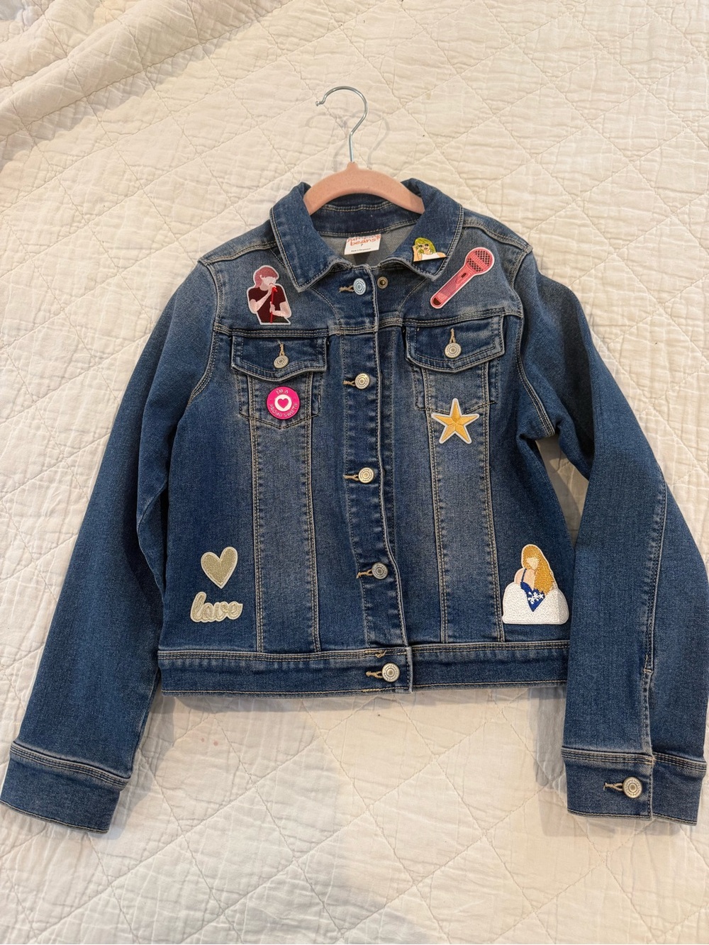 Girls Swifty inspired patch jacket